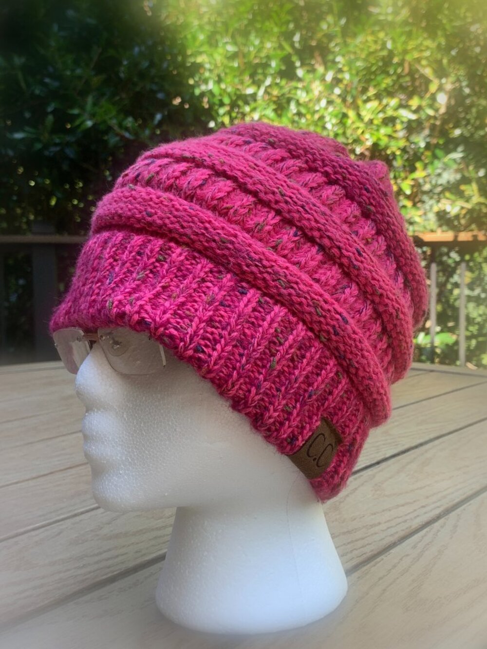 C.C Beanie Criss-Cross Knitted Hat
